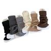 The Mid-calf Socks for Autumn and Winter Look Slimmer. Pair The Leg Socks with Snow Boots. Add Thick and Warm Leg Covers In Winter