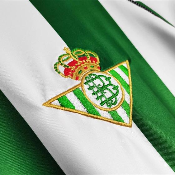 Temporada 03-04 La Liga Betis camiseta de fútbol retro antigua de local, réplica No. 17 Camiseta de Joaquín