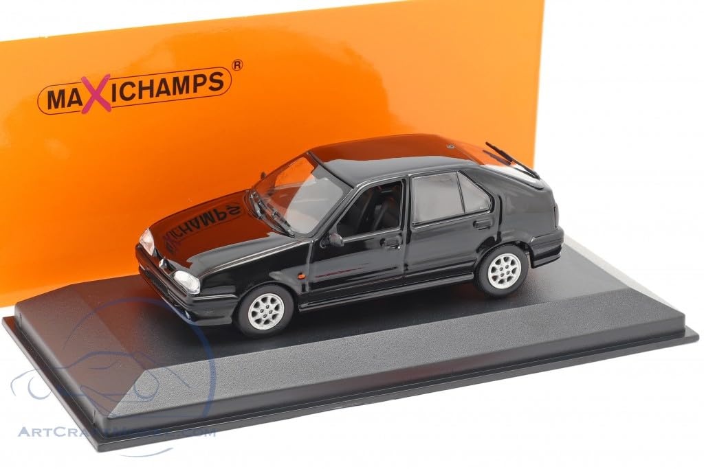 Minichamps Renault 19 1995 Diecast Model Car 1/43 Scale (Black) [Parallel Import]