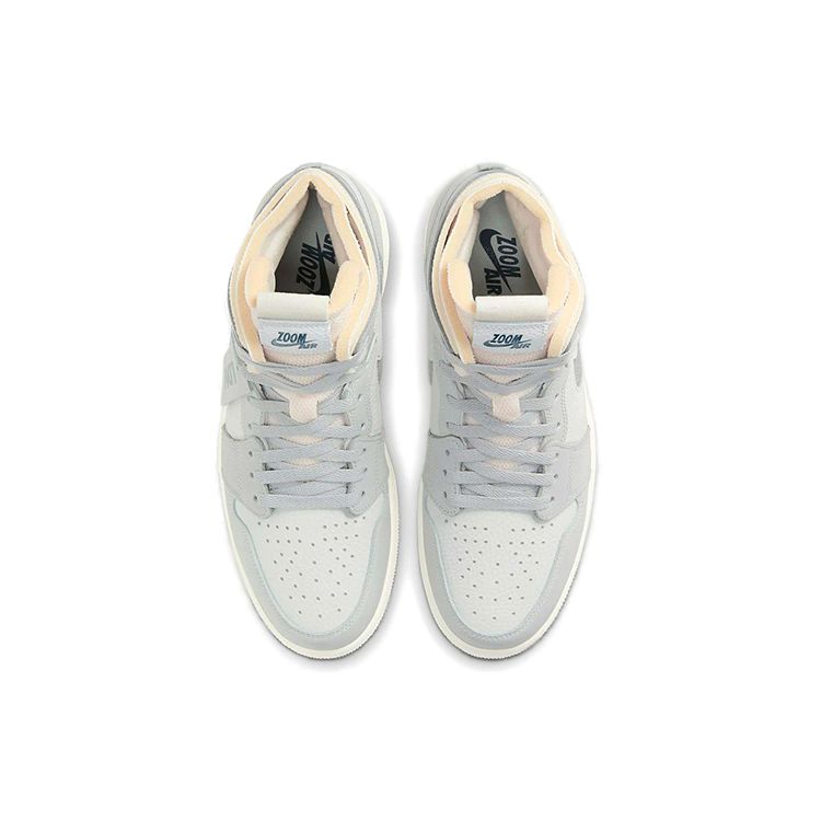 Air Jordan 1 Zoom Comfort London Unisex Sneakers White Photon-Dust Light-Smoke-Grey DH4268-001