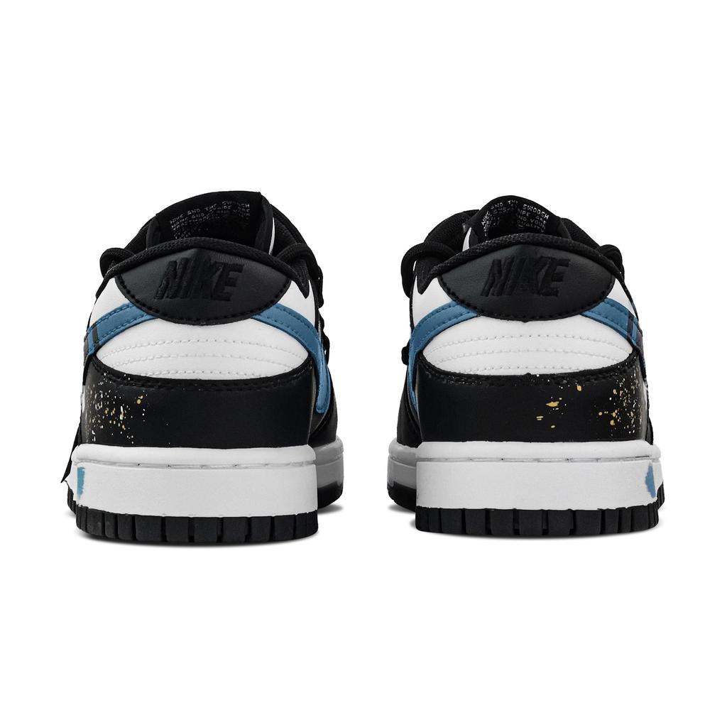Nike Dunk Between The Blossoms, Heart Box Abrasion Resistant Low top Skateboard Shoes Unisex Blue White Black DD1391-100(Team773--)