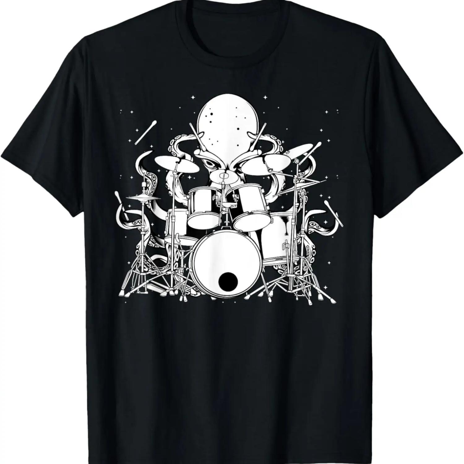 

Funny Never Underestimate An Old Man With A Drum Set Drums T-Shirt XXXXXL чорний