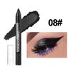 12 Colors Beauty Highlighter Eyeshadow Pencil Pen Eyeliner Pearlescent Long Lasting Silky Waterproof Pen Eyeshadow Stick Glitter Smooth Eyeshadow Pen
