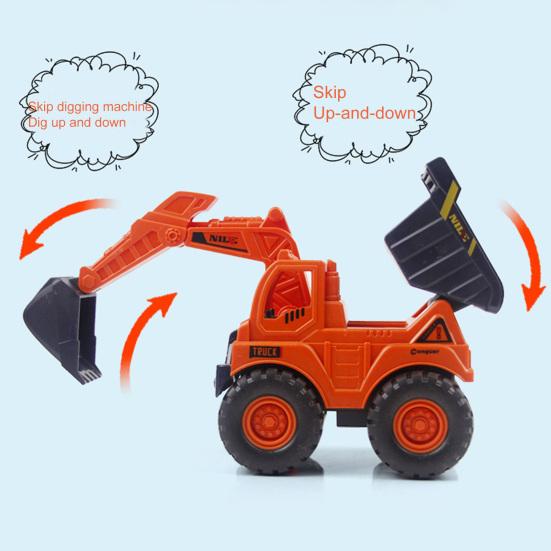 Auto Toy Polished Smoothly Innovative Plastic Children Excavator with Bucket for Child