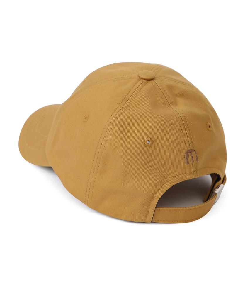 Eondeokeonteulol Cotton Logo Ball Cap Serif Udc / Authenic B B / Mud Yellow
