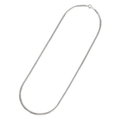 Platinový náhrdelník Pt850 W Kihei Řetízek Made in Japan Certifikační pečeť 10g 45cm stahovací prsten [Fairy Kallet] 6-stranný
