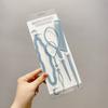 4Pcs/Set Tail Comb Hair Styling Set Pin Design Braiding Pulling Kit French Braid Loop  Home Salon