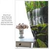 Waterfall Curtains Spring Nature Theme Landscape Pattern Forest Thermal Bedroom Living Room Panel Set Blackout Made Of Polyester Area Decor