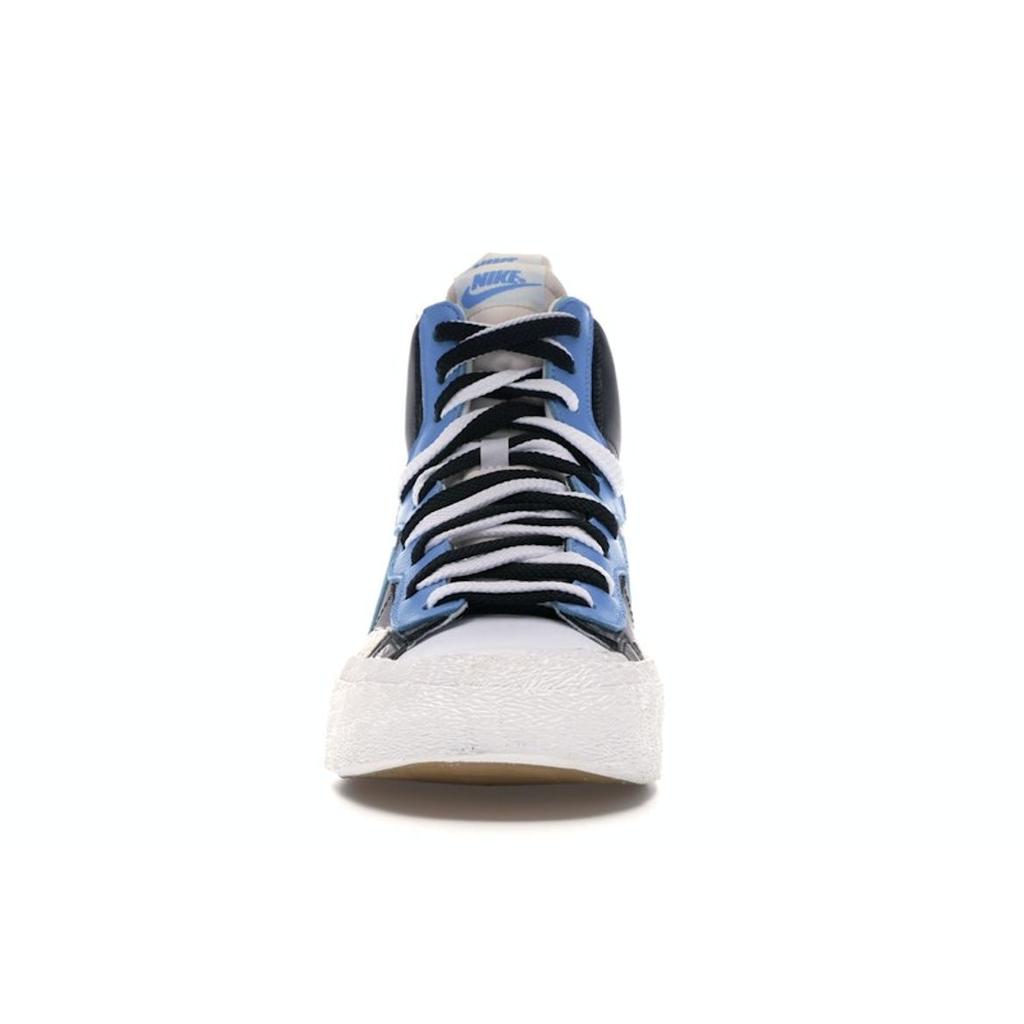 Sacai x Nike Blazer Mid Černá Modrá Unisex Tenisky Univerzitní Modrá Plátno Bílá BV0072-001