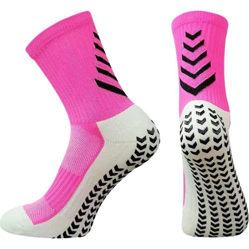 Silicone Anti slip Football Socks for Men and Women Gripping Outdoor Sports Running Soccer Socks