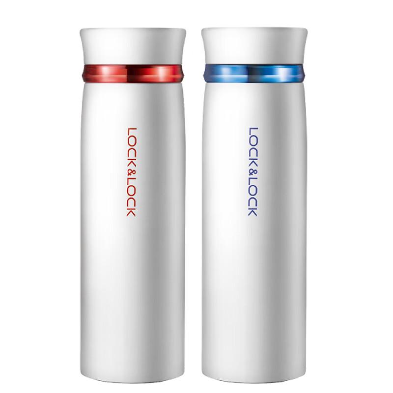 LOCK&LOCK LHC4131 Lightweight Stainless Steel Insulated Mug