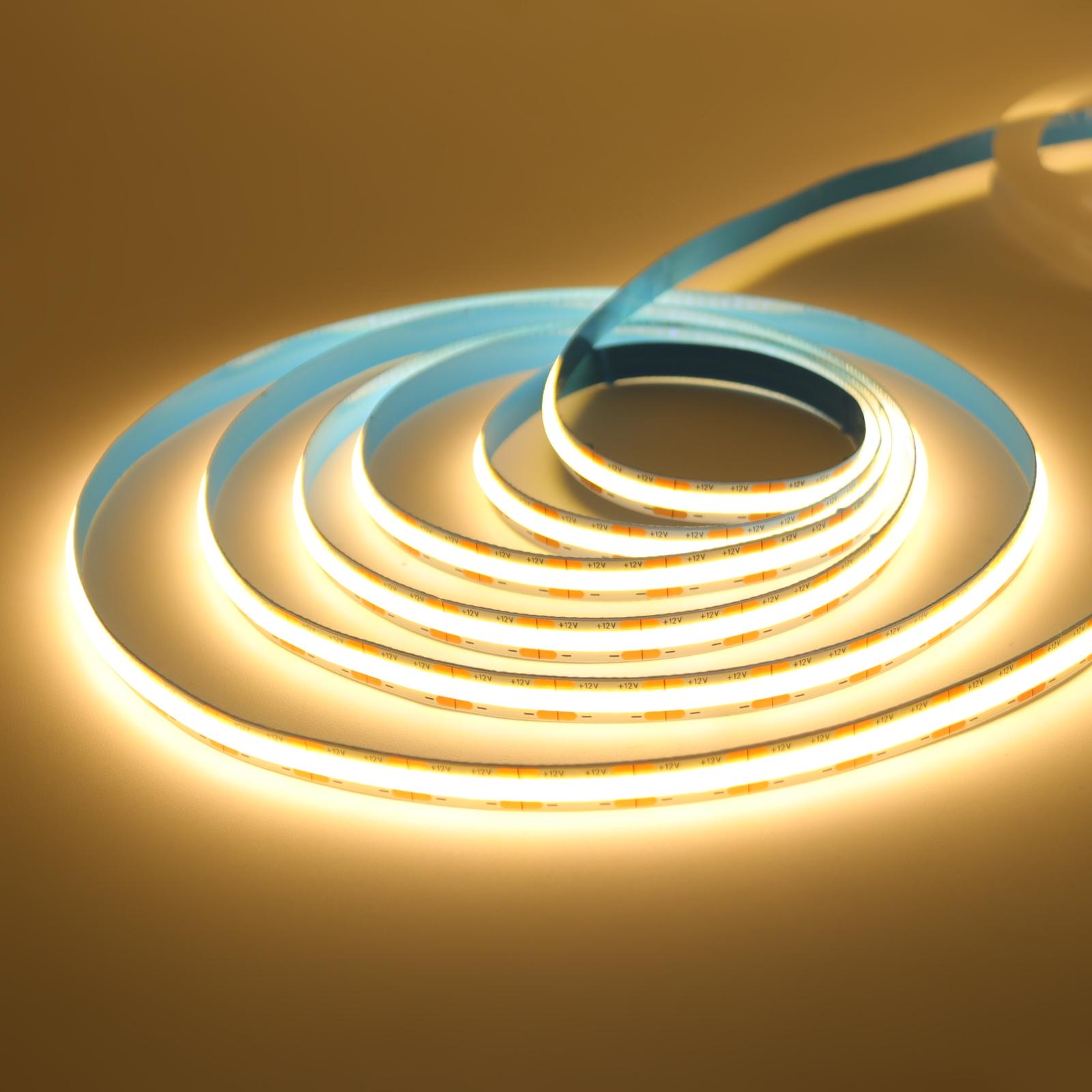 

DC 12V 24V 528Leds/M COB Strip 3000K 4000K 6000K White Home Decor High Brighter Flexible Ribbon Rope LED Light 0.5-10m DC 24V 0.5m