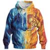 Men's Hoodies Funny Skeleton Skull Sweatshirt Novelty Skull Theme Hoodie