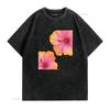 Floral T Shirt Vibrant Hibiscus Design Summer Fashion Casual Wear Beach Days Ideas Travel Style vintage Washed streetwear
