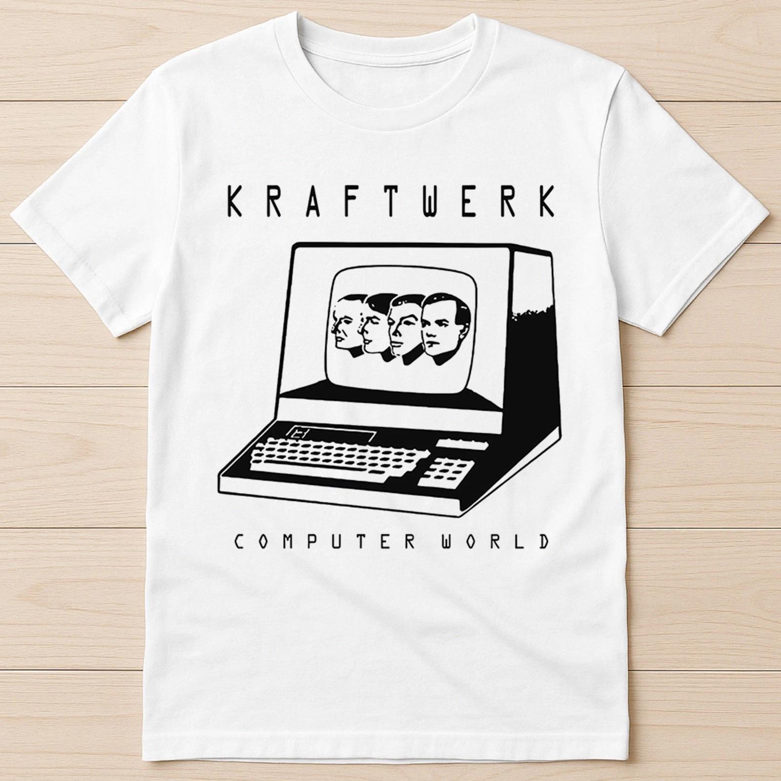 Kraftwerk Promo Release Computer World Vinyl Label Music Gift Tee T Shirt G2889 S