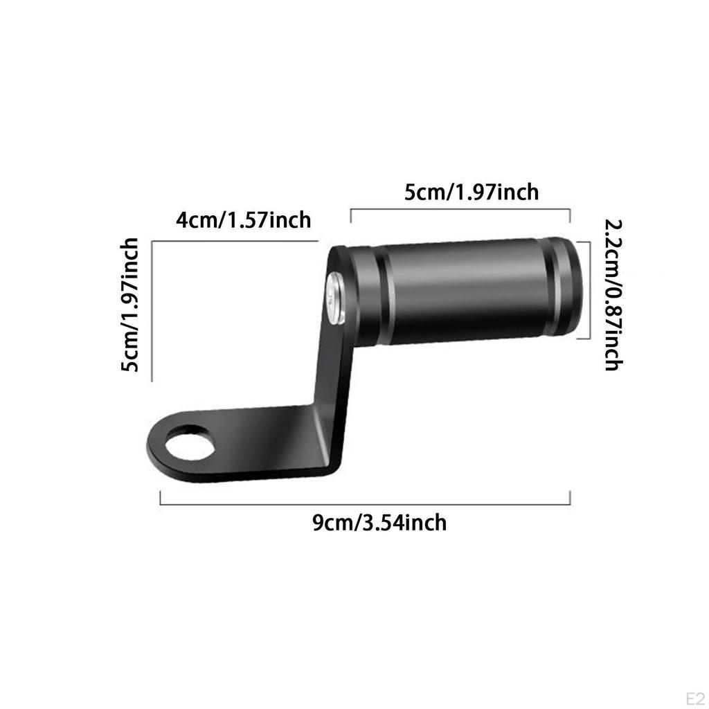 Extend Motorcycle Mirror Mount Extension Holder Bracket for Mobile Phone