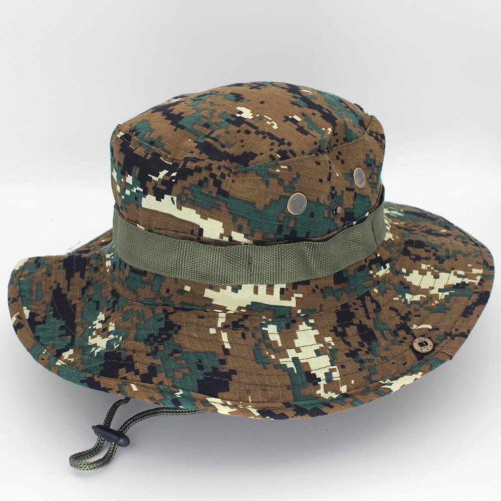 Unisex Outdoor Sun Protection Bucket Hat: Camouflage, Mountaineering & Fishing Styles