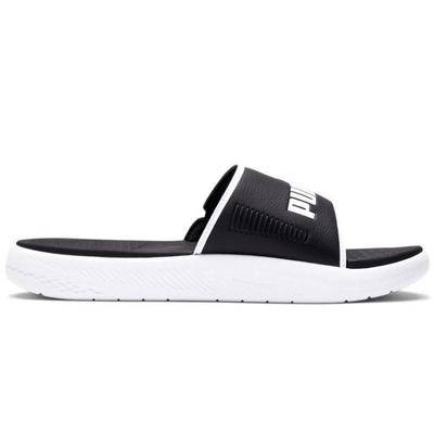 Softride Men's Slide Sandals Black White 382111-01
