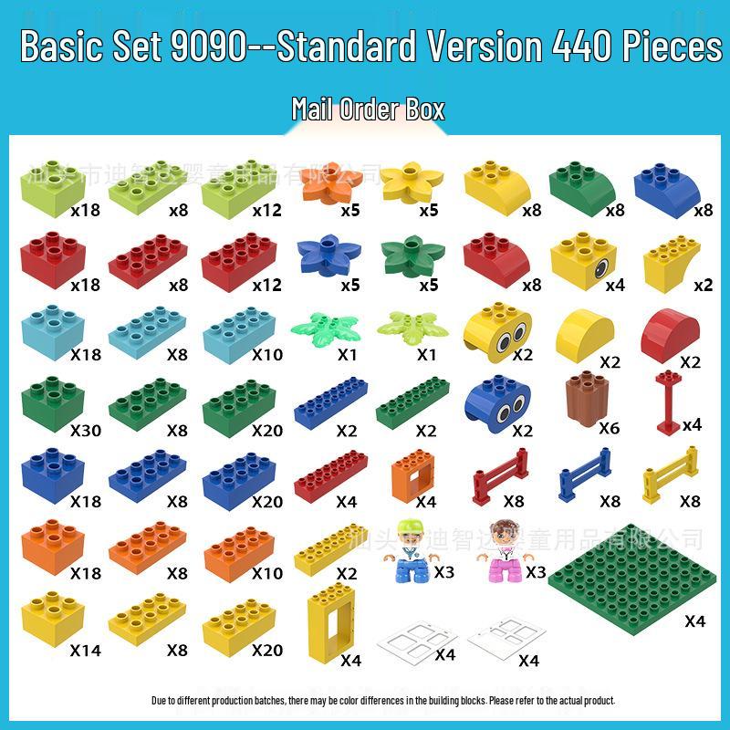 Compatible with LEGO 9656, 45002 Mechanism, 45012 Teaching Aids, 9090 Kindergarten, and 9076 Loose Parts.