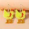 Cute Funny Easter Chicken Hen Earrings for Women Girls Dangle Earrings Jewelry Birthday Party Gifts
