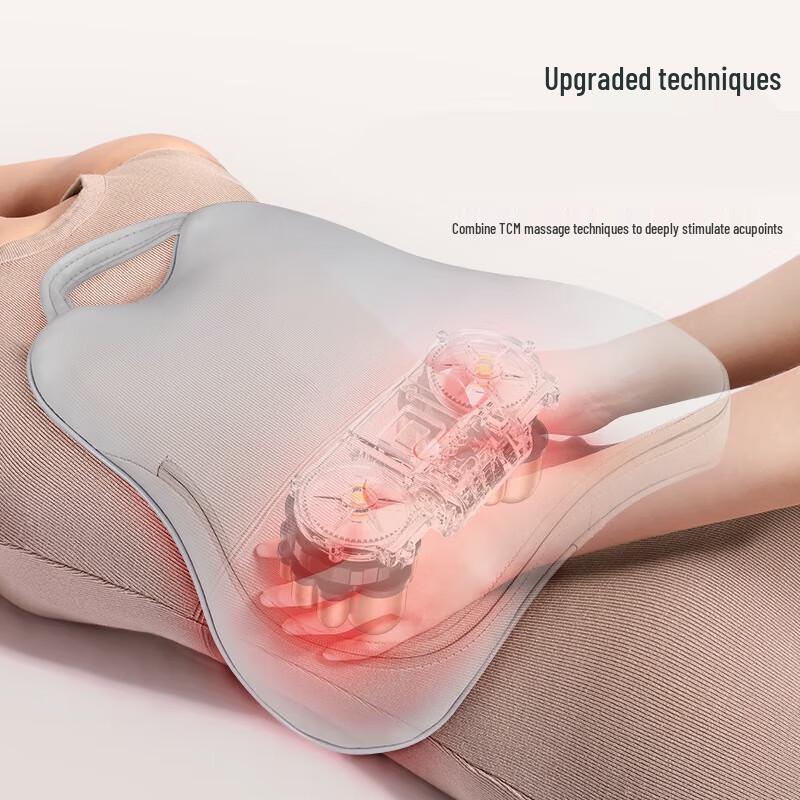 Aux Rechargeable Lumbar & Neck Massager with Heat