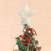 Christmas Star Tree Topper Star Shaped Christmas Tree Topper Cute Tree Topper Ornaments Plush Christmas Toppers Star Holiday