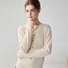 Lekasha Women's Cashmere Knitted Lace Sweater with Loose Elegant Collar
