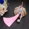 Exquisite Handmade Vintage Tassels Charm Bell Pendant Hanging Rope Ornament for Bags Or Keys Car Interior Decoration