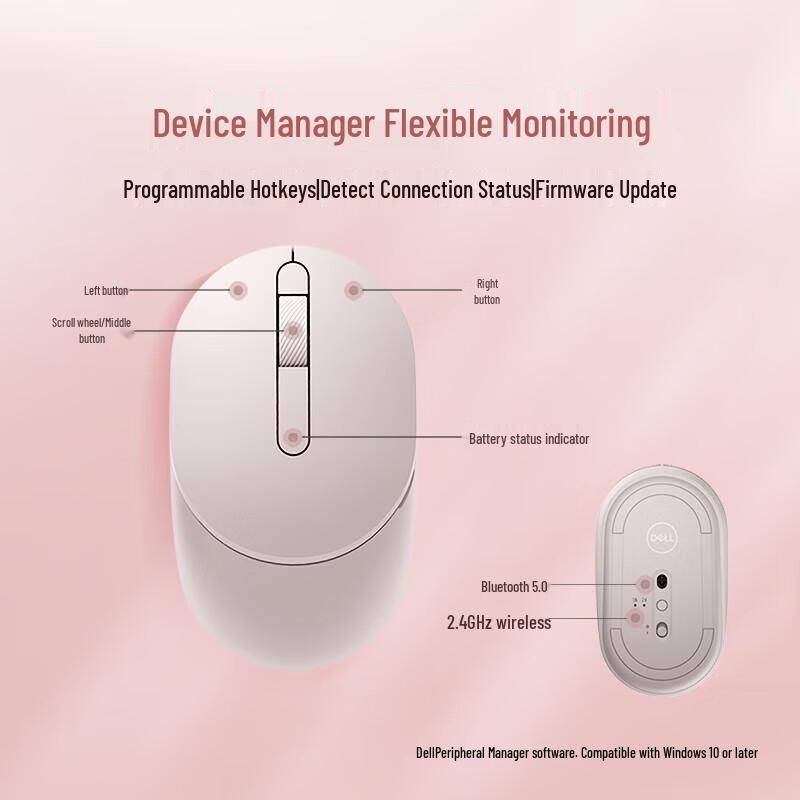 Dell MS3320W Wireless Bluetooth Office Mouse