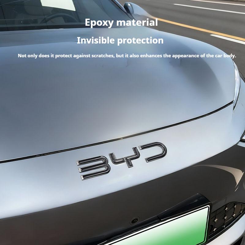 Dla BYD Sealion 05EV 06ev Dmi Seal 05 06 07 DIM 06EV/GT Samochód Przedni Znak Emblemat Naklejka Żywiczna Modyfikacja Czarny Wojownik Odznaka Samochodowa