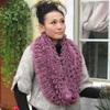 Autumn and winter warm knitted wool imitation cashmere solid color scarf women's scarf fashionable and versatile