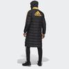Adidas Mittellange Daunenjacke mit Kapuze für Herren Oberbekleidung Schwarz H38731