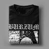 Camiseta de Hombre Burzum Impresionante Camisetas de Algodón Manga Corta Camiseta Cuello Redondo Ropa Talla Grande