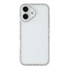 For iPhone 17 Air TPU Case Rhinestone Decor Clear Phone Back Cover,Precise Cutout