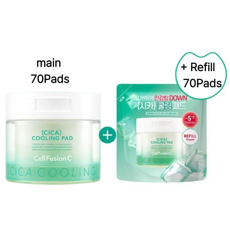 

Cell Fusion C Post Alpha Cica Cooling Pad + Refill 70p Special Set (70 Pads + 70 Refill Pads / 140 Pads Total)