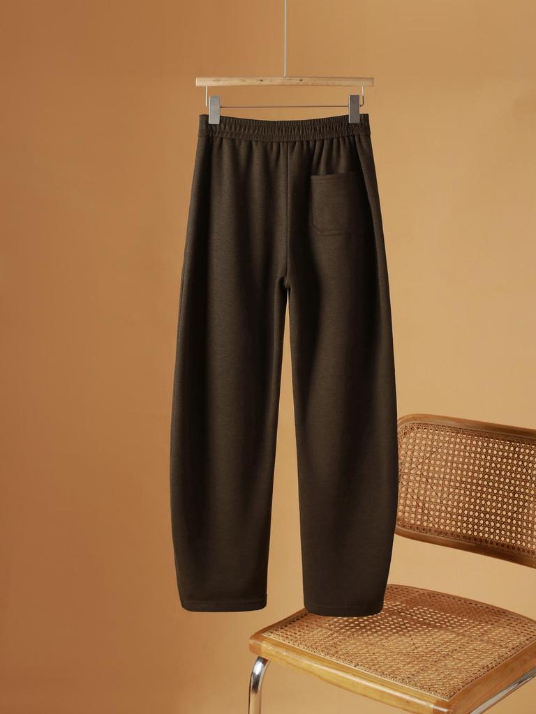 Wool Sickle 2025 Fleece-Lined Plus Size Slimming Women's Pants for Autumn/Winter