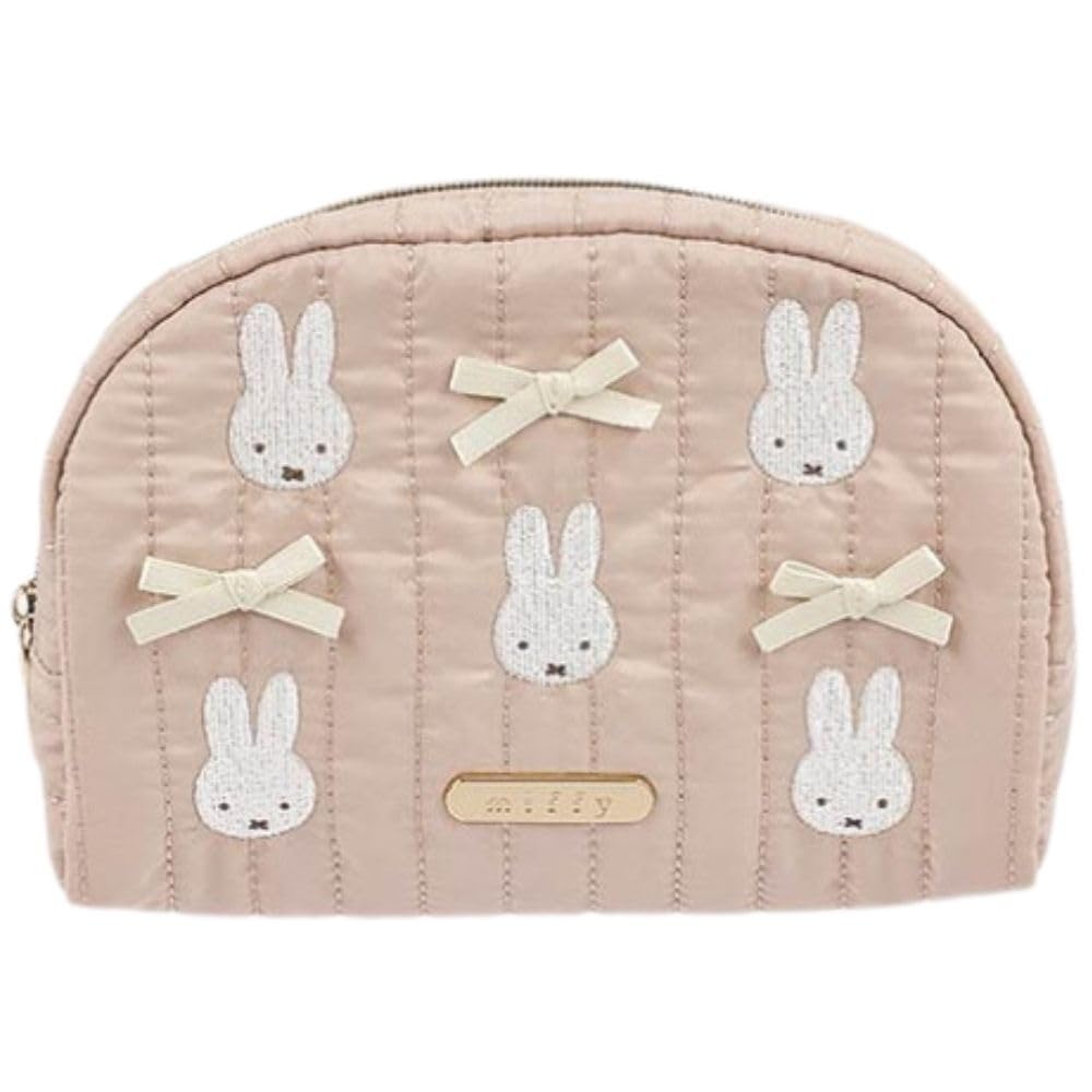 

Marimo Craft Miffy мой любимый бантик круглый W165 x В110 x Г40мм косметичка, бежевый, прибл.. DBM-2811 бежевый