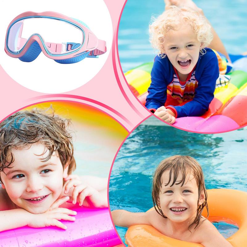 Wide View Swimming Goggles No Leaking Comfortable Clear Diving Glasses Swim Eyeglasses Swimming Accessories For Junior Youth