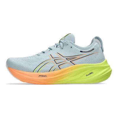Gel Nimbus 26 Paris Scarpe da Ginnastica da Donna Blu Grigio Freddo Giallo Sicurezza 1012B743-750