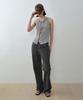 Simeteuligpeosenteu Straight-Leg Color Jeans / Charcoal