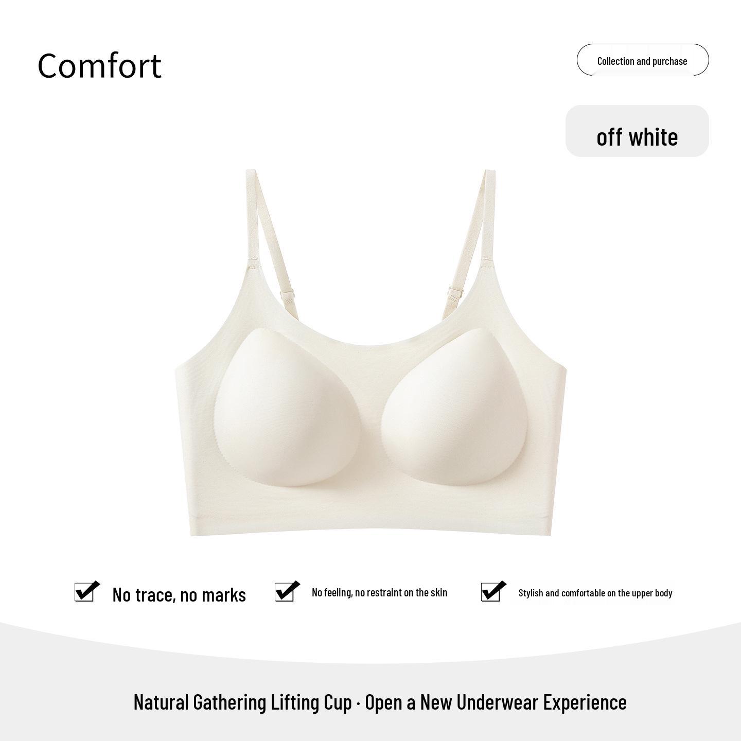 Бесшовный Невидимый Лифтинг Беспроводной Бюстгальтер - Летний Легкий, Тонкий и Красивый Дизайн Спины XL