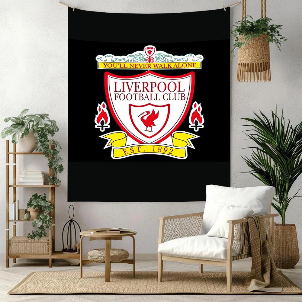Liverpool Football Club Wall Decor Tapestry Art For Pet Memorial Birthdaywedding Party Backdrop Family Gift