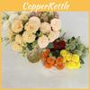 Silk Fabric 7branch Fulu Carnation Artificial Flower Arrangement For Home Wedding Decor And Events