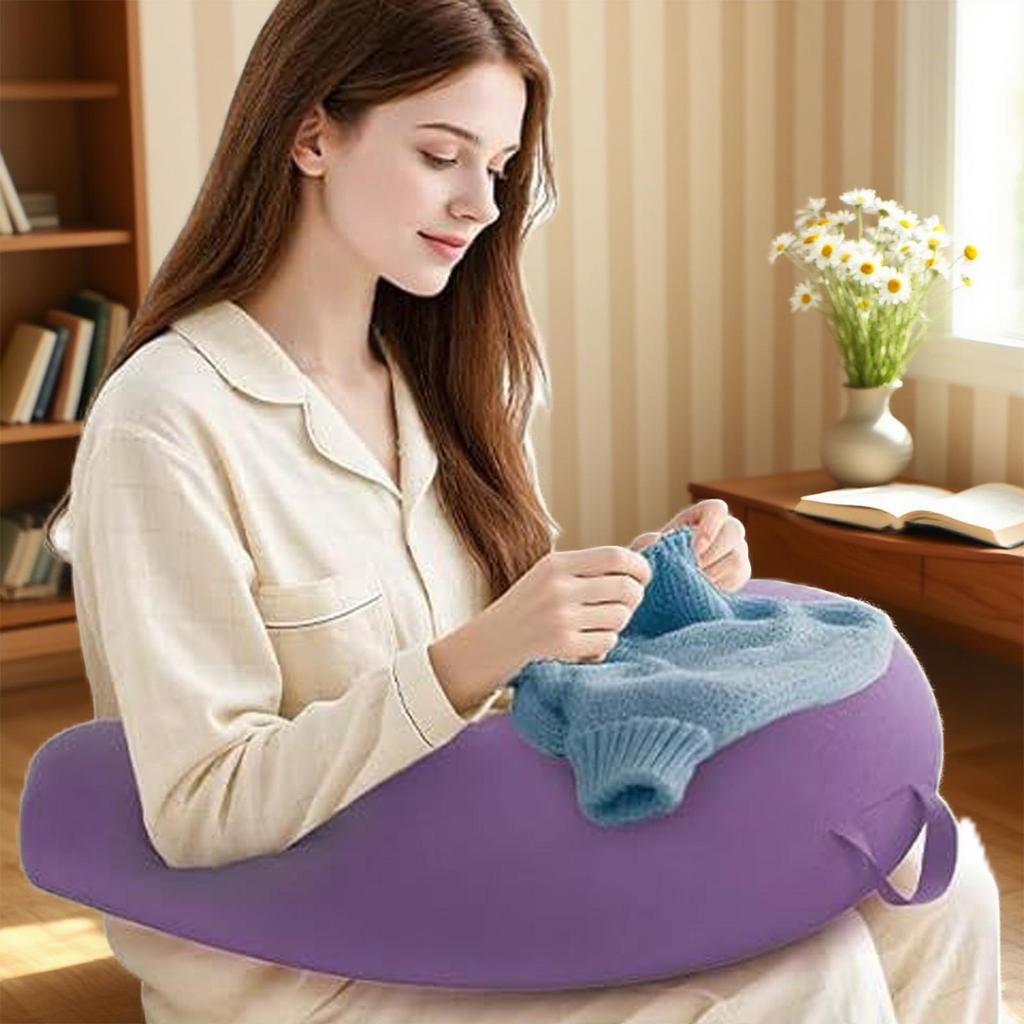 Reading Gaming Pillow Adult Crocheting Pillow to Support Your Arm Portable Desk Soft Skin-Friendly for Watching TV Breastfeeding