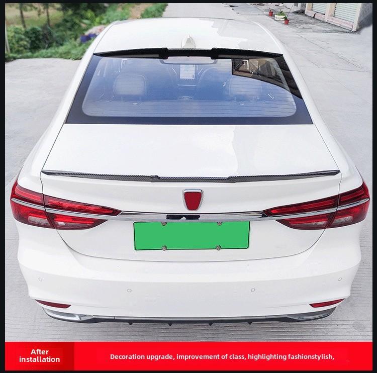 Mini spoiler universale in fibra di carbonio per auto Corolla e Cruze - Nessuna perforazione richiesta