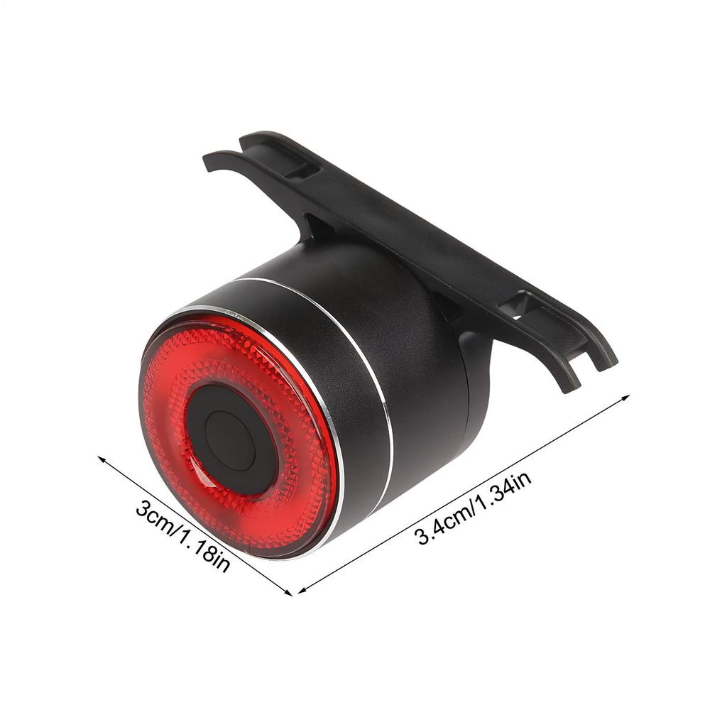Bike Tail Light Smart Bike Tail Sensing Light Cycling Brake Sensing Lamp for Riding Mountain Road Daily Commuting Camping
