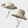 Summer Men Bucket Hat Outdoor UV Protection Wide Brim Hunting Hiking Hat Fisherman Hat Beach Sunscreen Cap