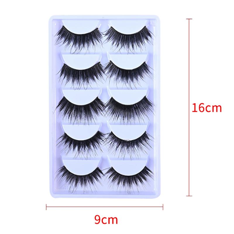 Set Valse Wimper Pluizige Enkele Wimperextensions Make-up Pluizig, Zacht En Natuurlijk Resultaat