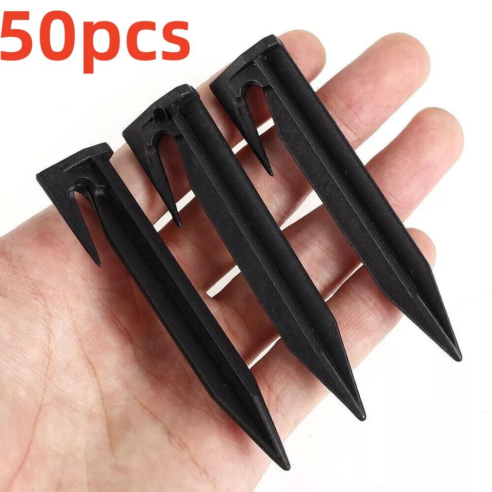 200pcs Lawn Mower Boundary Pegs For Securely Anchoring Robot Mower Perimeter Boundary Cable Lawn Nails Garden Tools Accessories