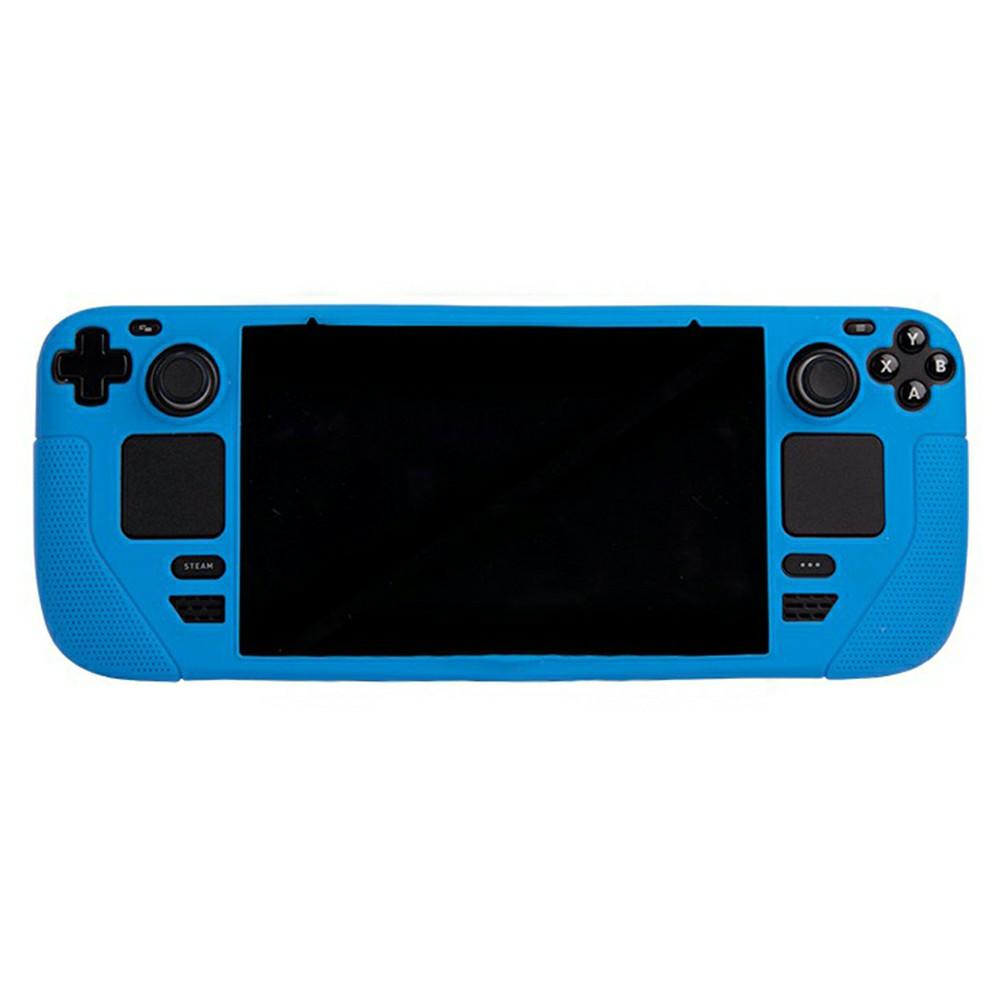 For Steam Deck Silicone Case Integrated Design Washable Shockproof Protective Cover